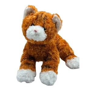 Gund Sienna Kitty Cat Plush Orange Striped Floppy Kitten 12” Stuffed Animal Toy